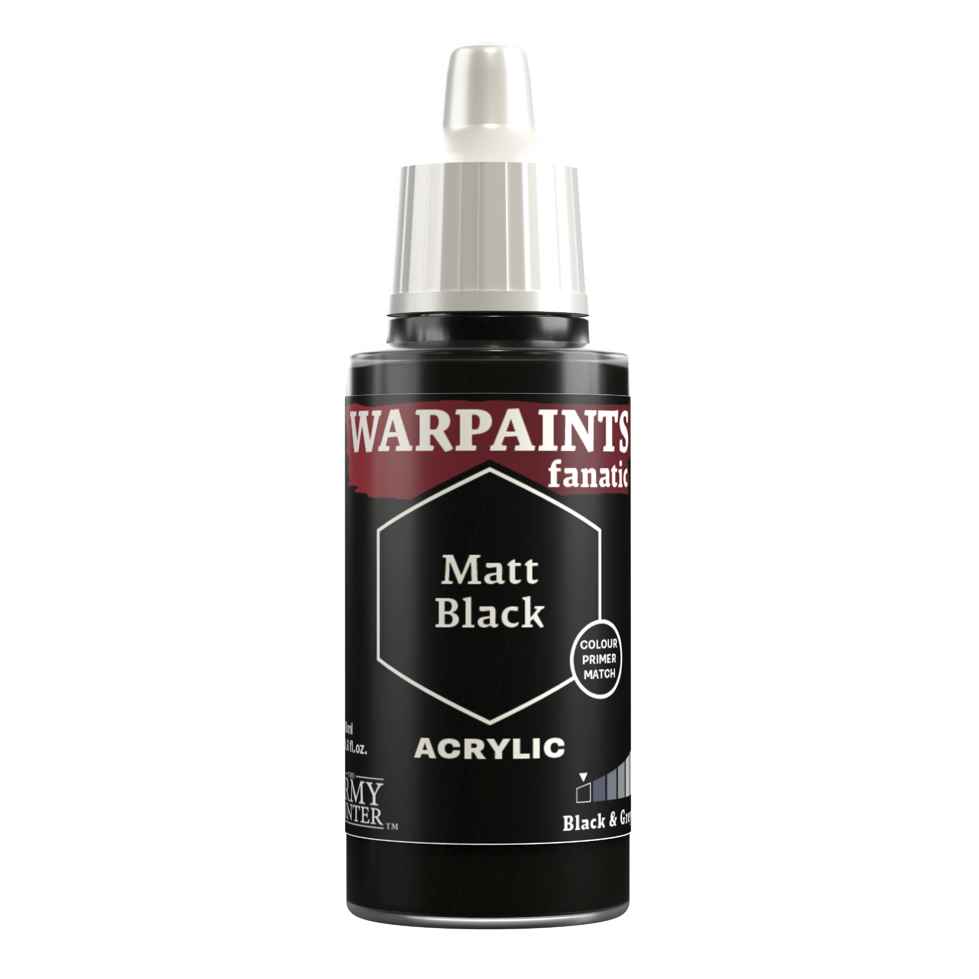 WP3001 - Warpaints Fanatic: 	Matt Black